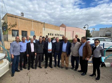 وفد الموحدة بزيارة عمل للمجلس الإقليمي جلبوع وللبلدات العربية التابعة له بعد دمجهم في خطة "تقدّم"